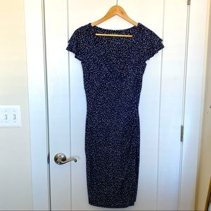Like new!  A simple design with some flirty flare. Ralph Lauren Size 4.